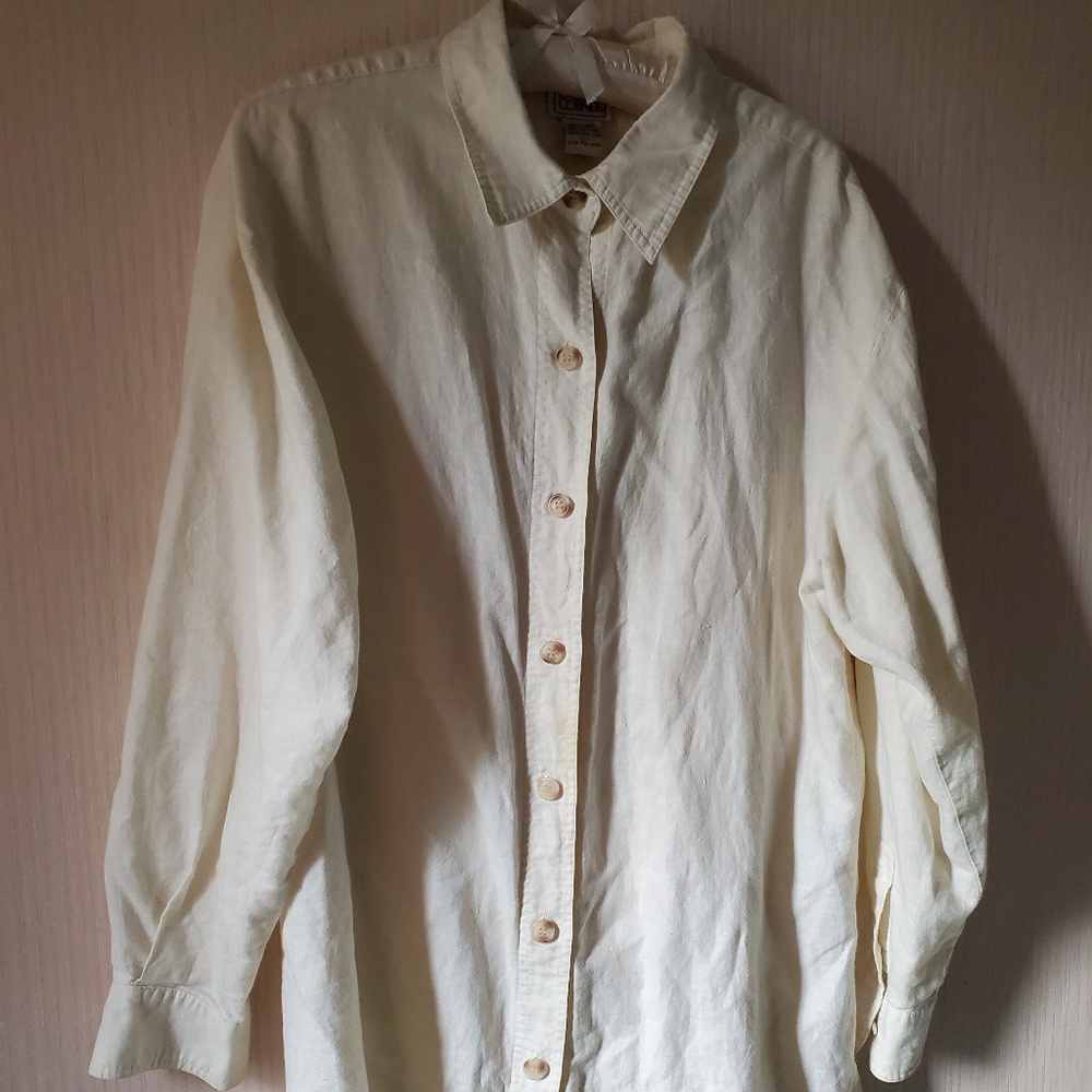 Casual Corner tunic button down